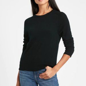 Banana Republic Black Merino Sweater - Medium